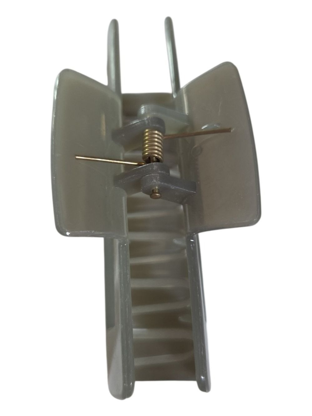 Matte Taupe Rectangular Hair Claw Clip - Picture 4 of 6